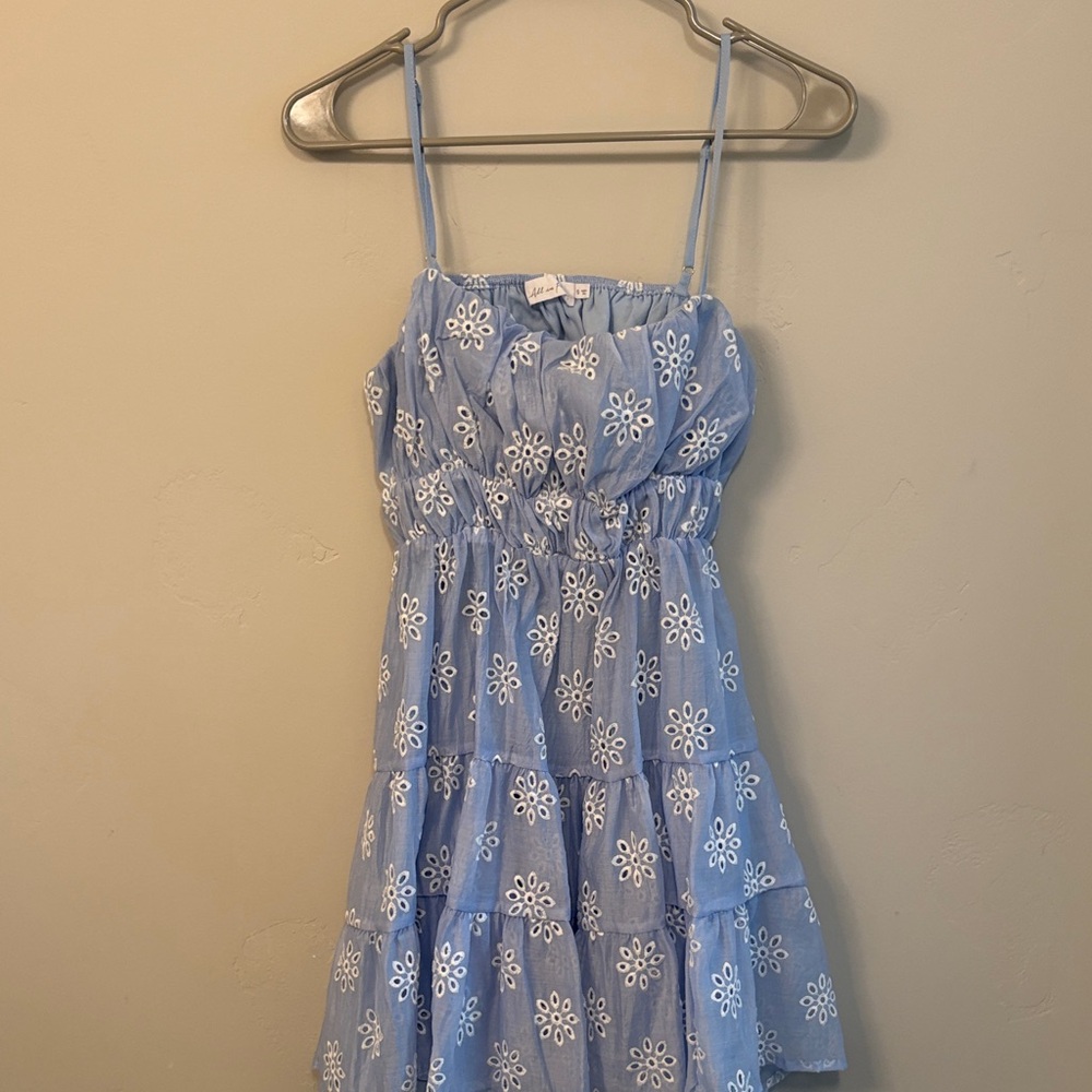 Blue Floral Dress
